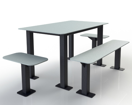 table grise mobilité atlasbarz 500x400 Tables à pique nique commerciales