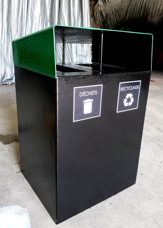 Collecteur à rebuts Station multifonctions (déchets recyclage compost consigné) collecteur urbain atlasbarz 2020 Collecteur à rebuts Station multifonctions (déchets recyclage compost consigné)